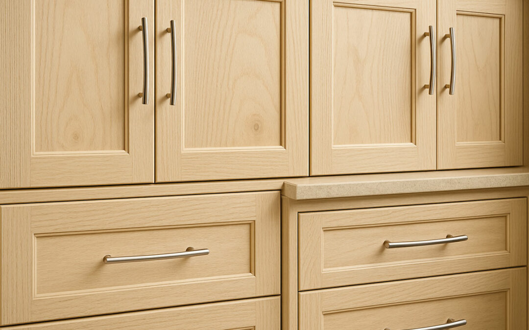 High-quality materials used in custom cabinet construction