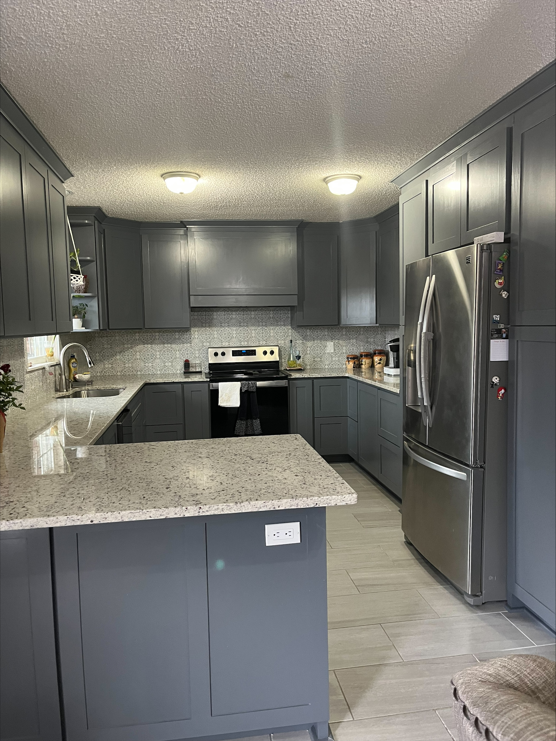 Custom kitchen cabinets with premium wood finish